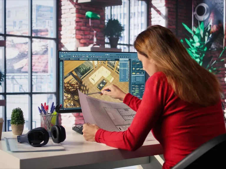 Étude de plans et visualisation 3D pour un projet de rénovation intérieure sur mesure.