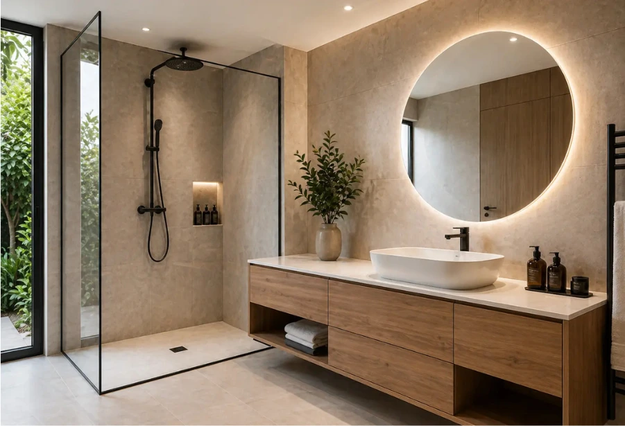 Service de conception de salle de bain sur mesure