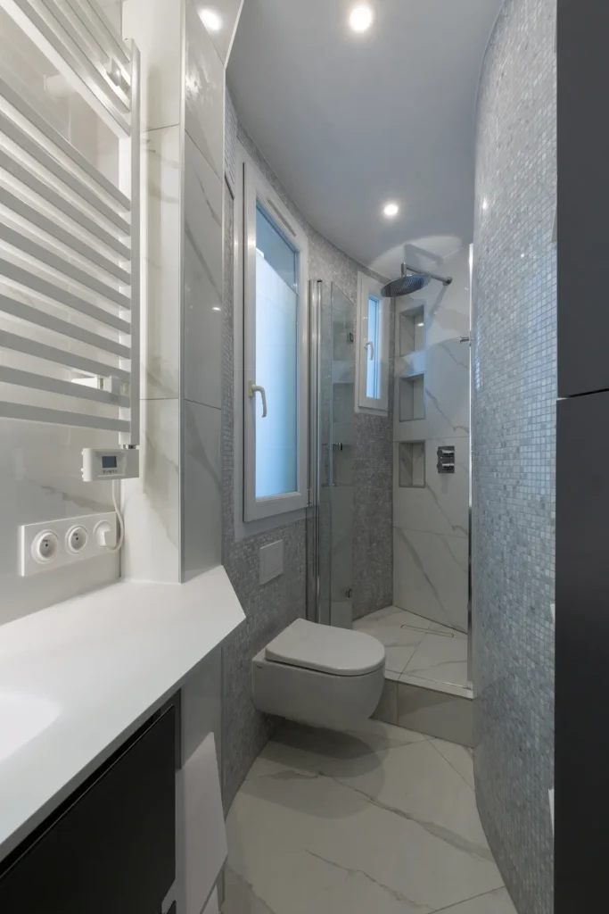 Rénovation Salle de Bain Villejuif 3.5m2 DTP Rénovation douche et WC