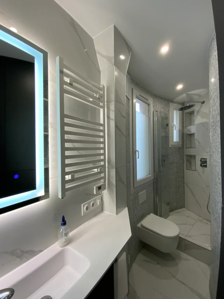 Rénovation Salle de Bain Villejuif 3.5m2 DTP Rénovation