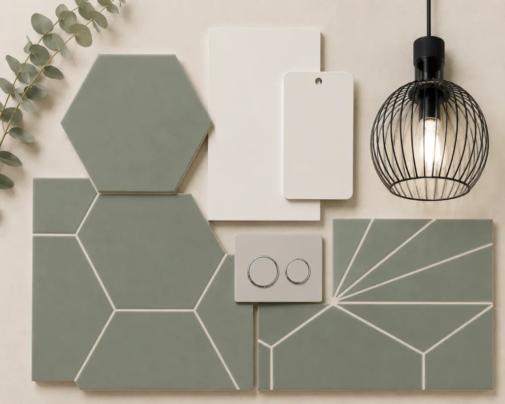 Rénovation WC 1m2 moodboard