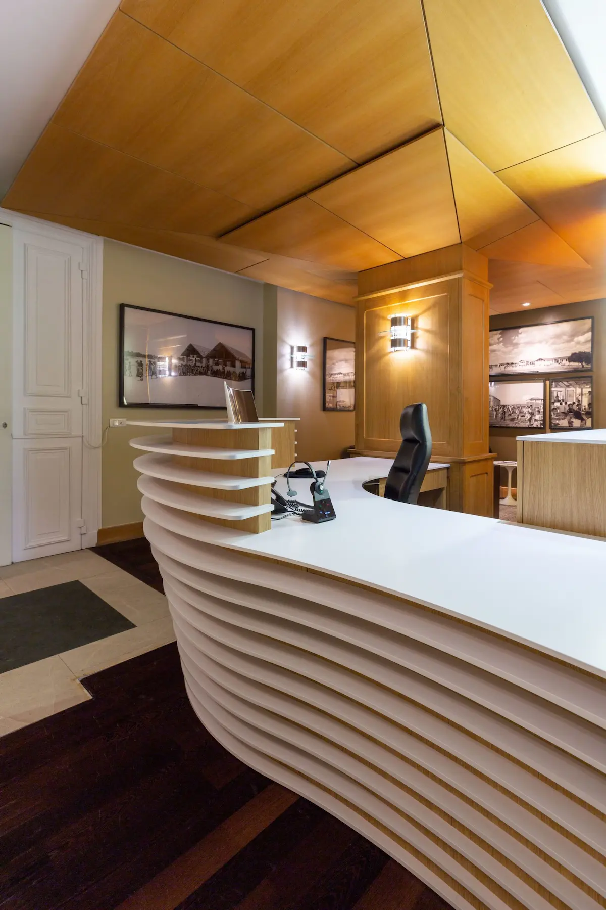 Rénovation de bureaux 80m2 comptoir